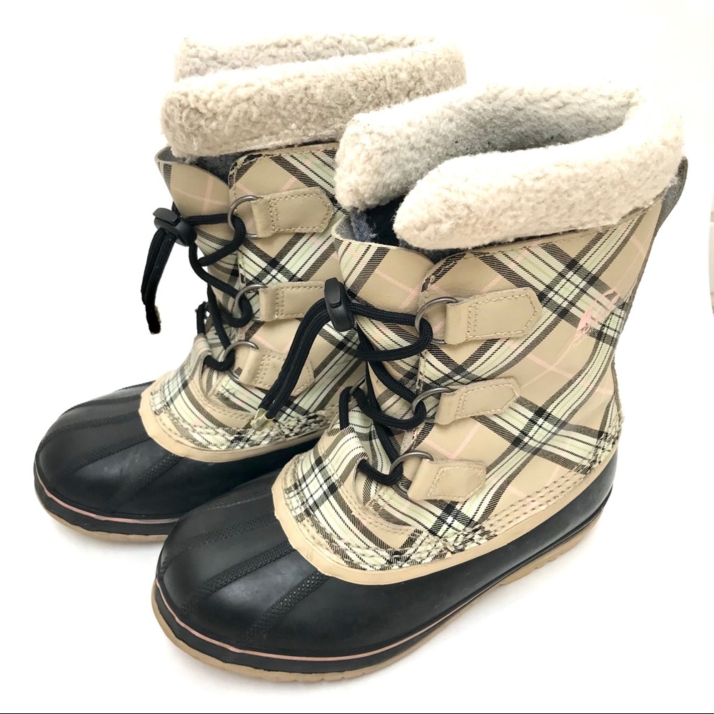 Sorel:‎ waterproof plaid “Yoot Pac” boots (5) - Picture 3 of 11
